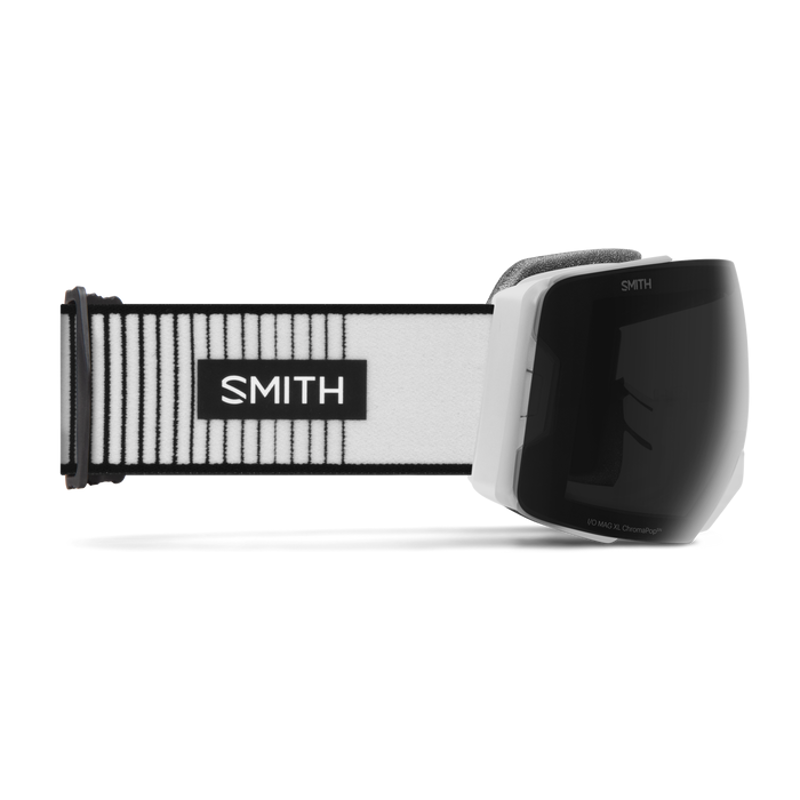 Smith I/O Mag XL White Fade Out with Chromapop Sun Black Lens + Spare Lens-3