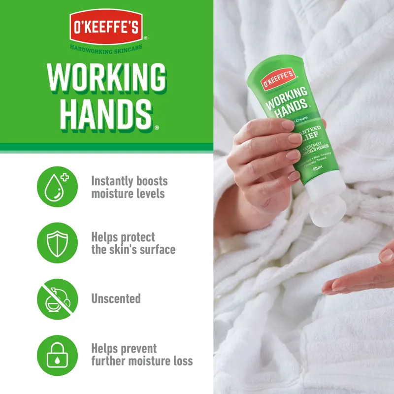 OKeeffes Hand Cream Working Hands 80ml Tube-2