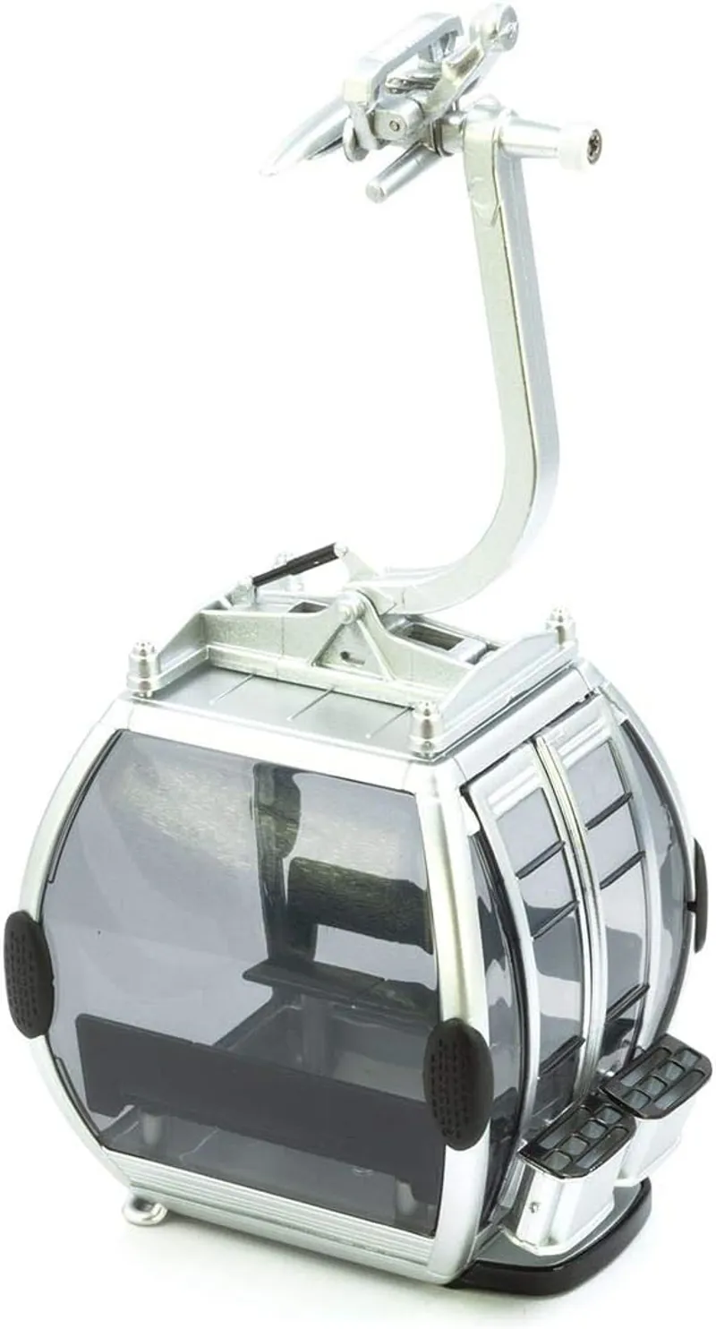  JagernDorfer Omega IV 1:32 Scale Model Gondola Cabin in Silver and Black