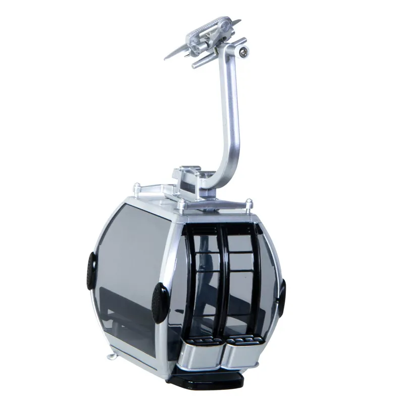  JagernDorfer Omega IV 1:32 Scale Model Gondola Cabin in Silver and Black-1