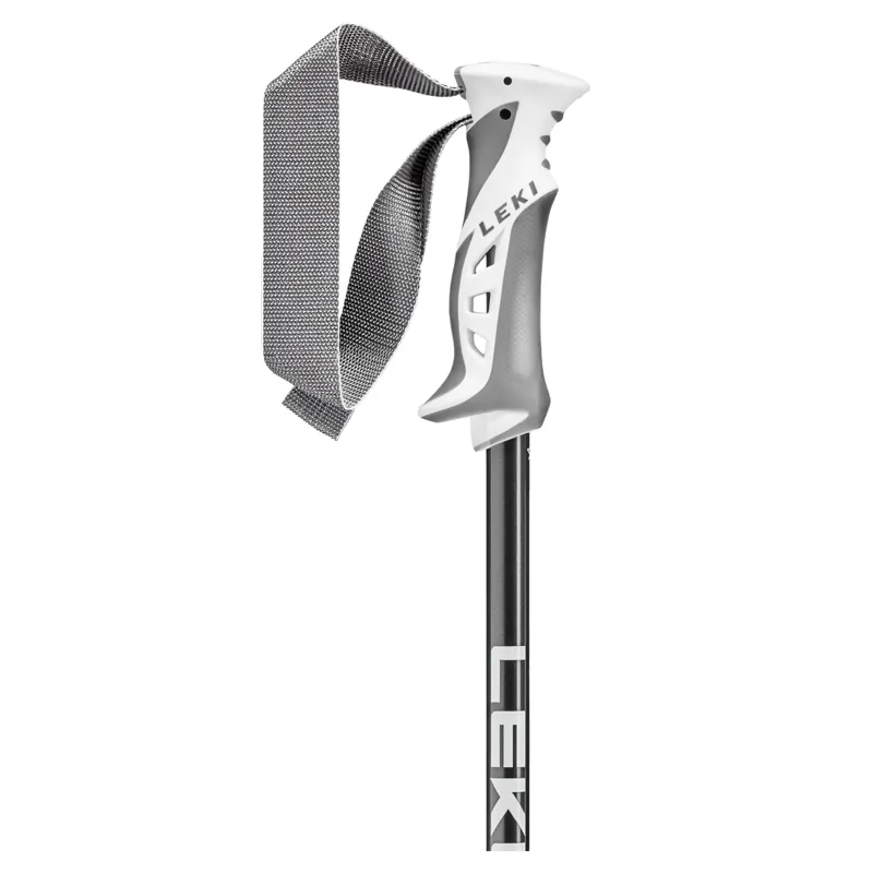 Leki Bliss Ski Poles In Silver/Anthracite/White-2