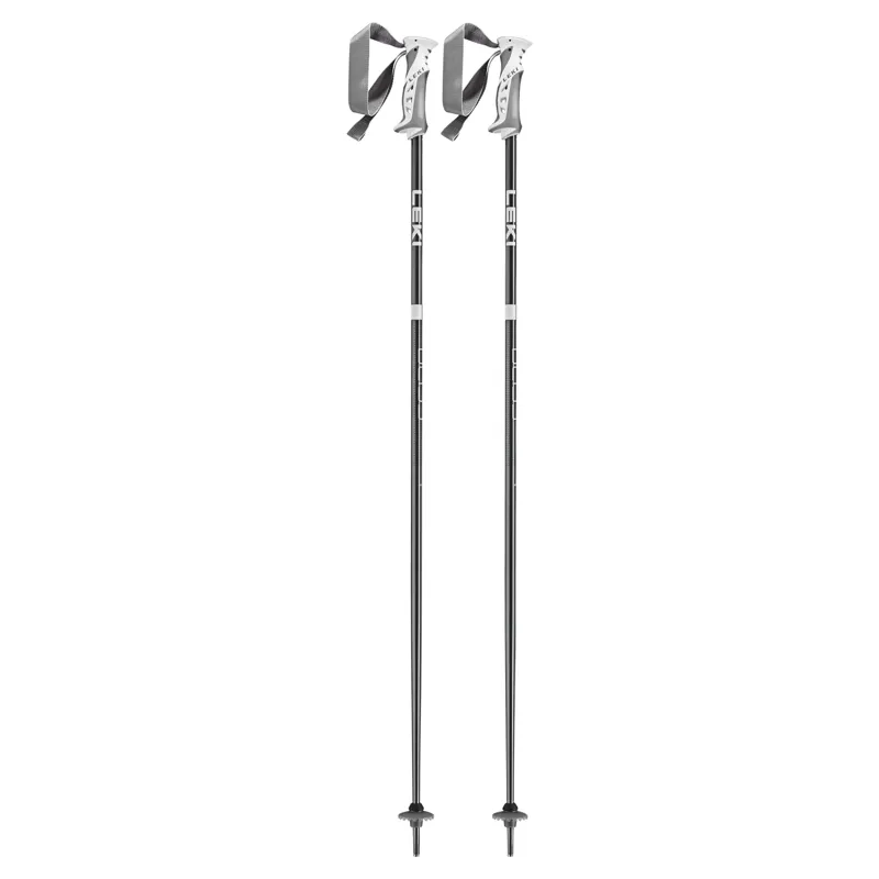 Leki Bliss Ski Poles In Silver/Anthracite/White