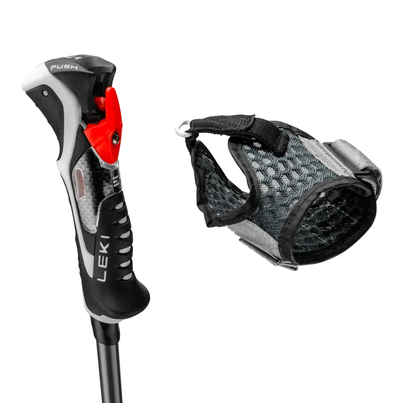 Leki Carbon 14 3D Ski Poles with 3D Wrist Strap System - Pair-2
