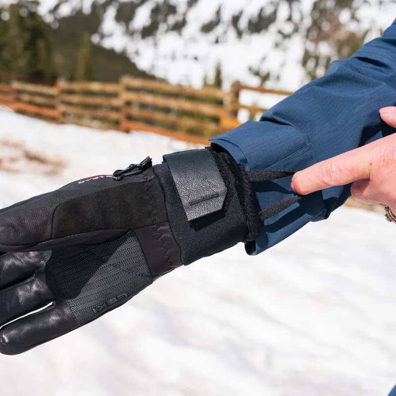 Leki Lantana 3D GTX Women Gloves in Graphite/Black-5