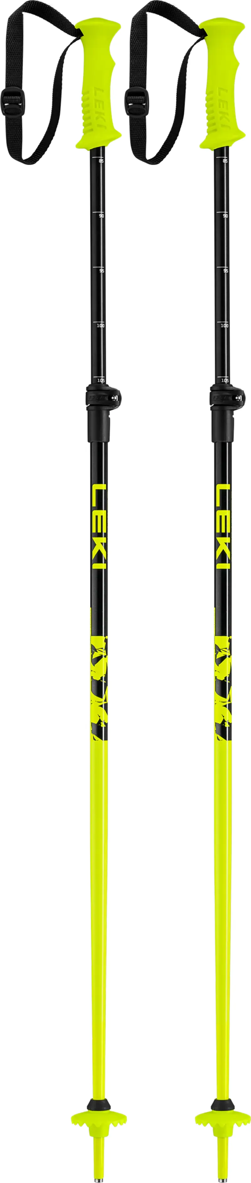 Leki Rider Vario Jnr Ski Poles 85-105cm