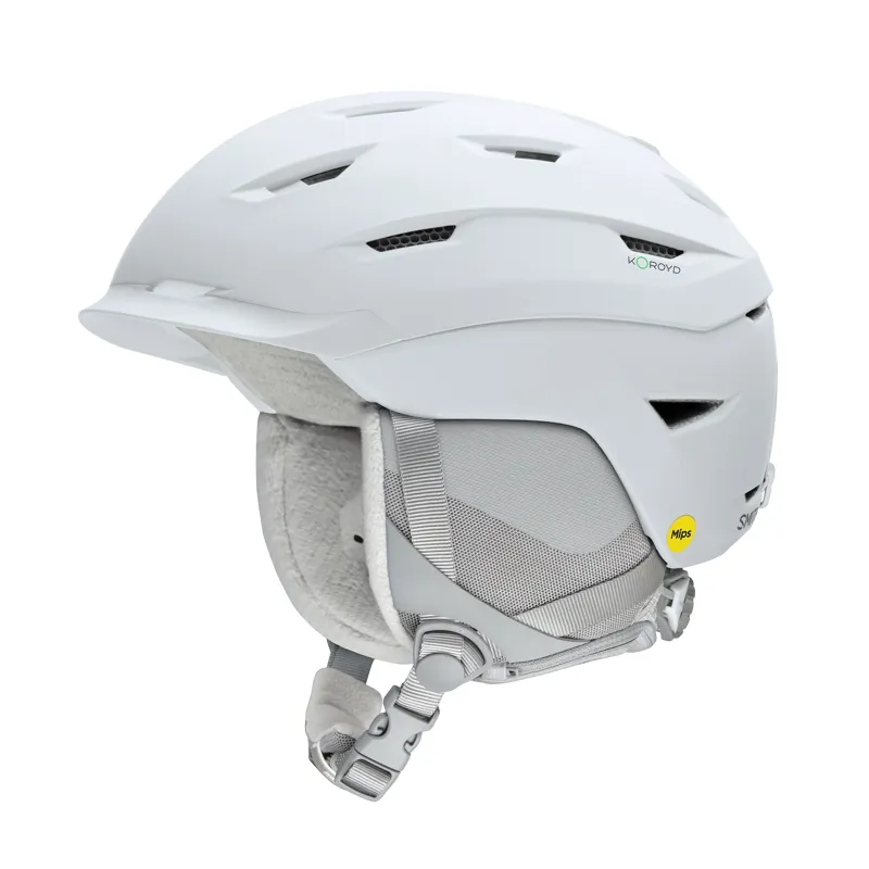 Smith LIBERTY MIPS Ski and Snowboard Helmet in Matte White