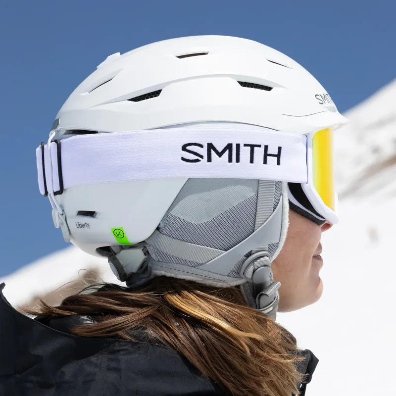 Smith LIBERTY MIPS Ski and Snowboard Helmet in Matte White-4
