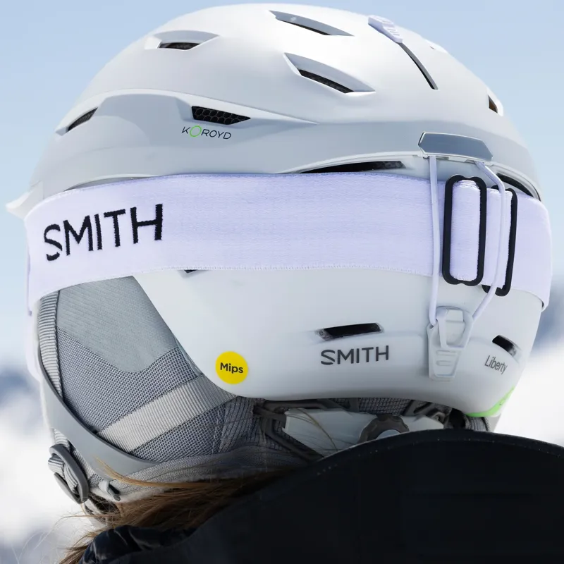 Smith LIBERTY MIPS Ski and Snowboard Helmet in Matte White-5