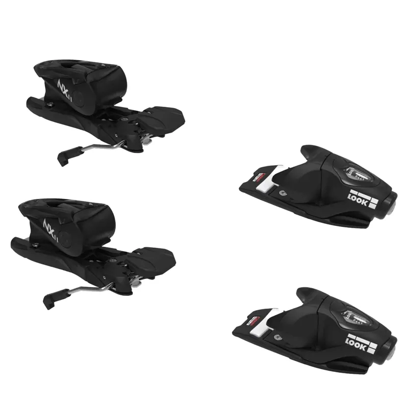 Look NX 11 Ski Bindings in Black with 90mm Brakes