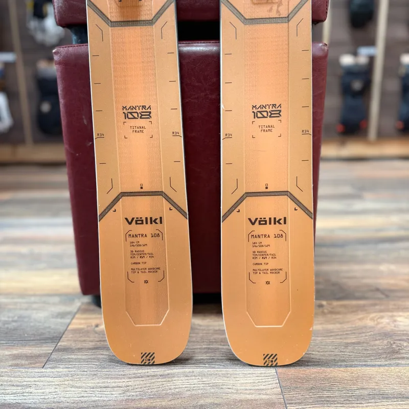 Volkl Mantra 108 All Mountain Skis With Marker Bindings 184cm -4