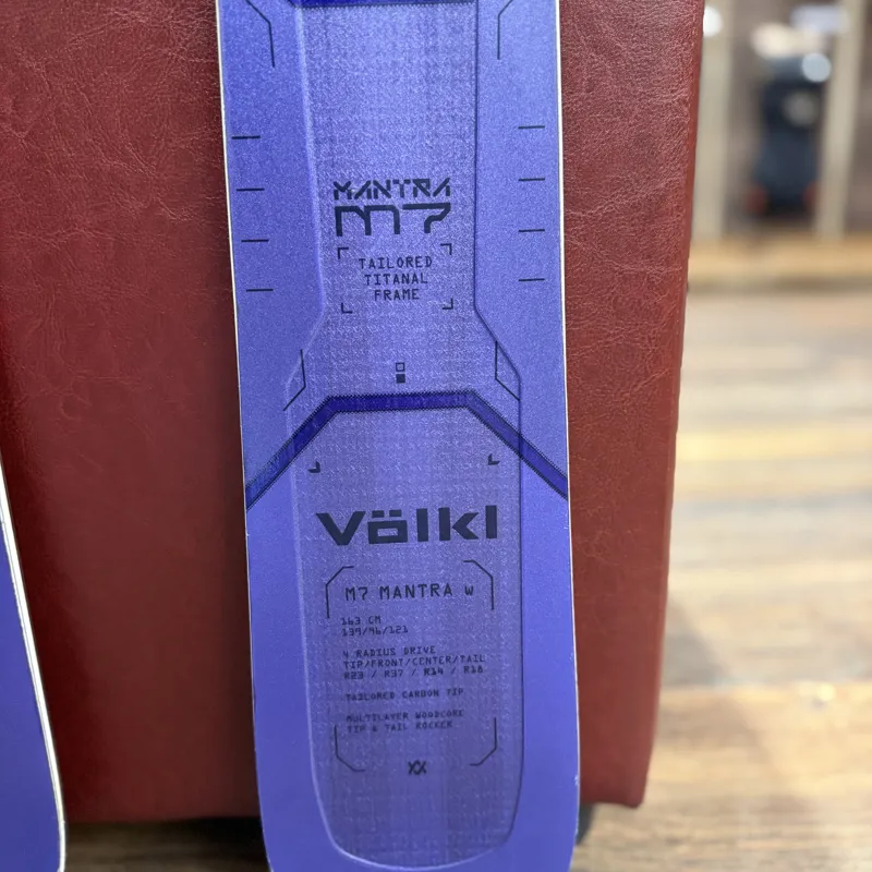 Volkl M7 Mantra Women's Demo Skis All Mountain 163cm + Marker Bindings-4