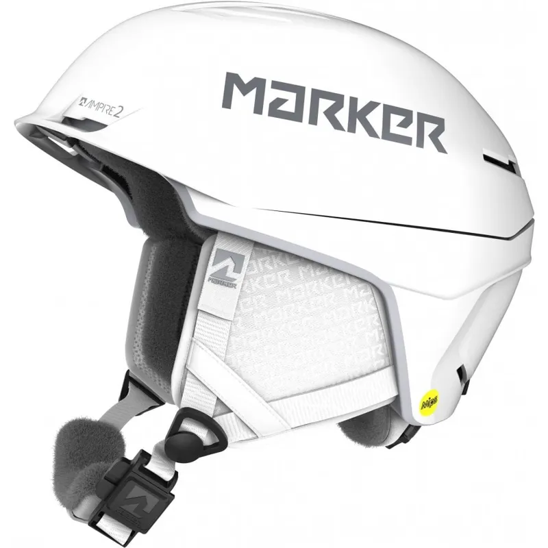 Marker Ampire 2 MIPS Ski Helmet in White