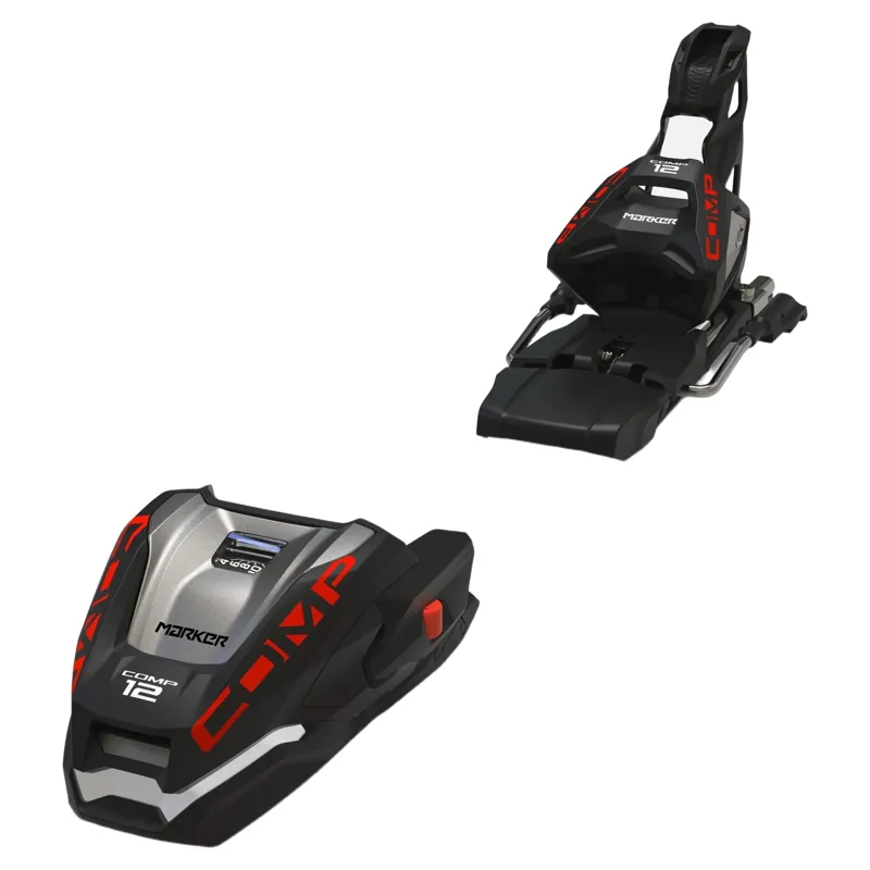 Marker Comp 12 GW Ski Bindings With 90mm Brake in Black
