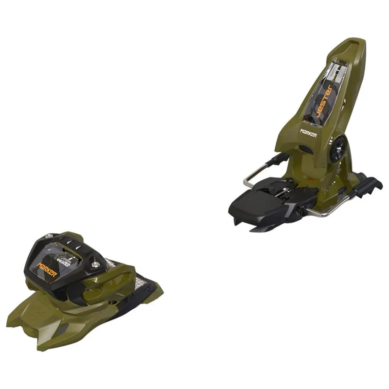 Marker Jester 16 ID Ski Bindings Green/Black with 100mm Brakes