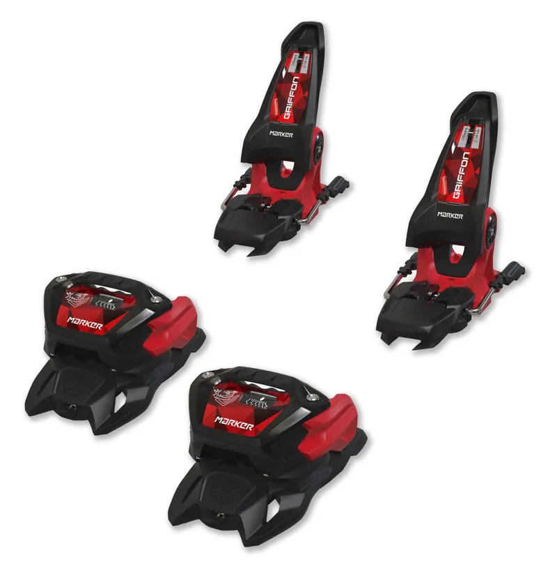 Marker Griffon 13 Ski Binding in Black and Red with 110mm Brake
