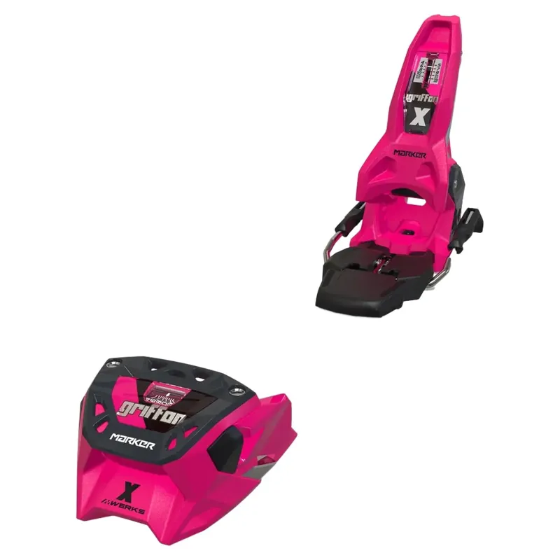 Marker Griffon X 13 Mwerks Ski Binding 90mm in Pink and Graphite 2027-1