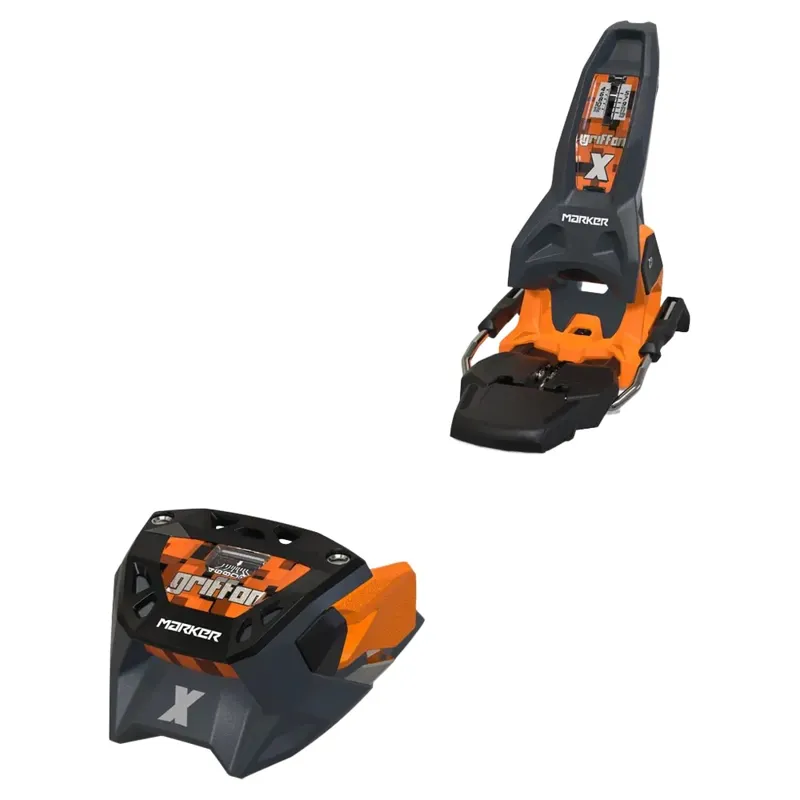 Marker Griffon X 13 Ski Binding 90mm in Graphite and Orange 2027-1