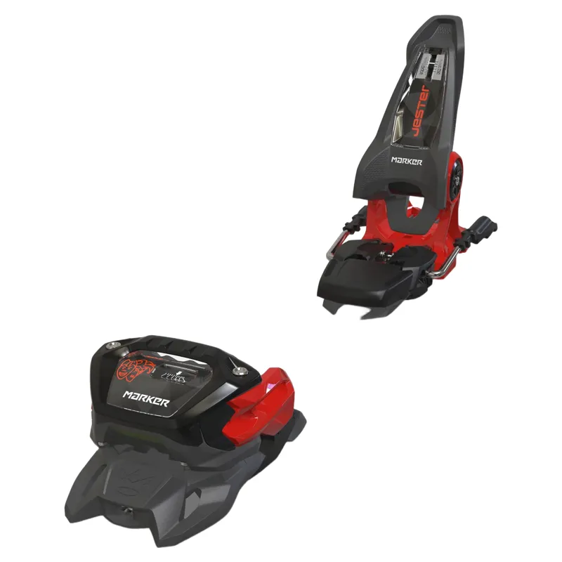 Marker Jester 16 Ski Binding in Anthracite and Red