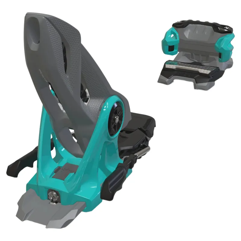 Marker Jester 16 Ski Binding in Grey and Turquoise-2
