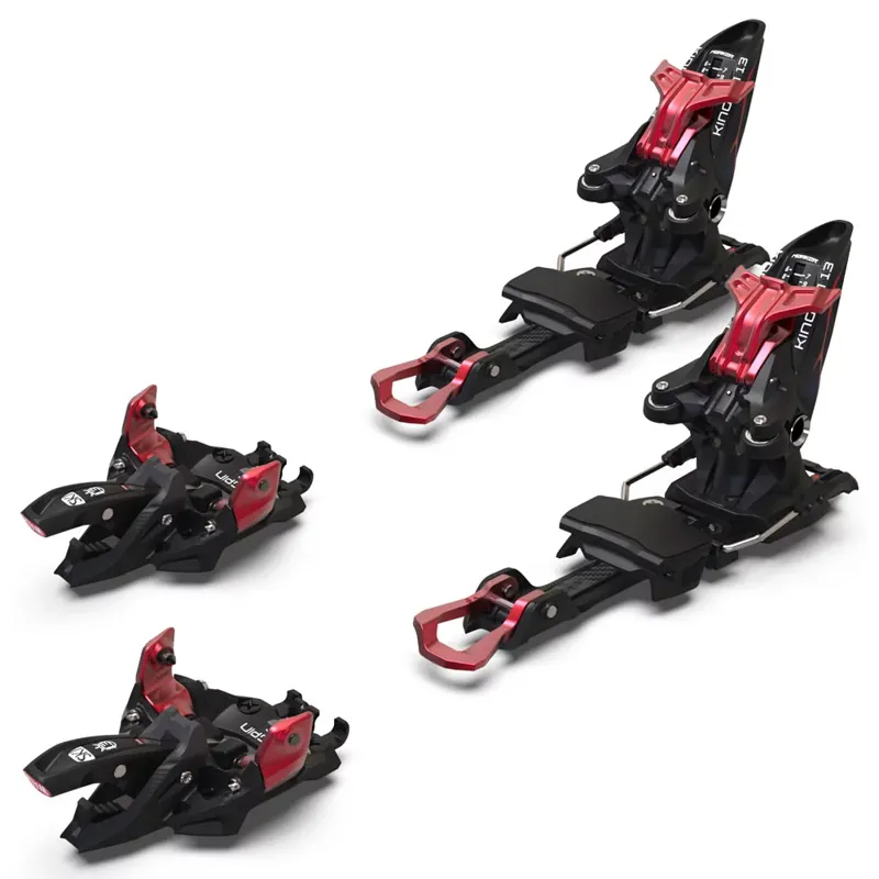 Marker Kingin 13 Ski Touring Bindings in Red