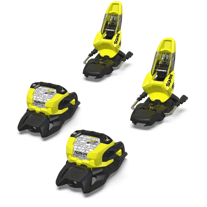 Marker Squire 11 Ski Binding in Black Yellow with a 90mm Brake