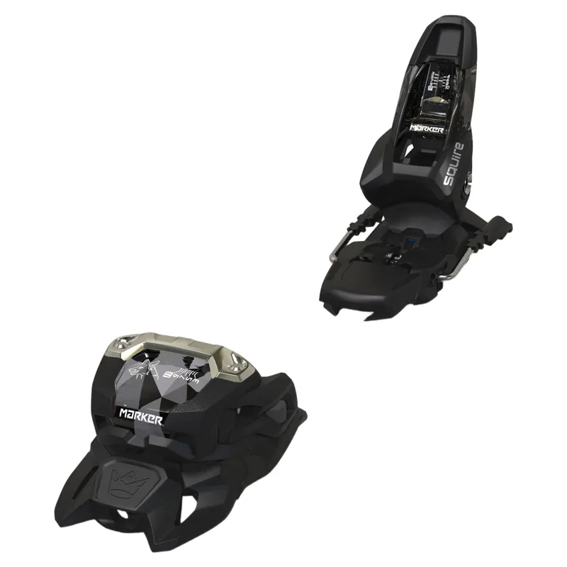 Marker Squire 11 Ski Bindings in Black with 90mm Brakes