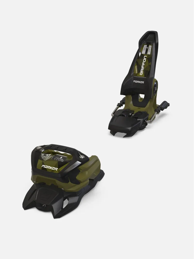 Marker Griffon 13 Ski Binding in Black and Olive Green with 90mm Brake