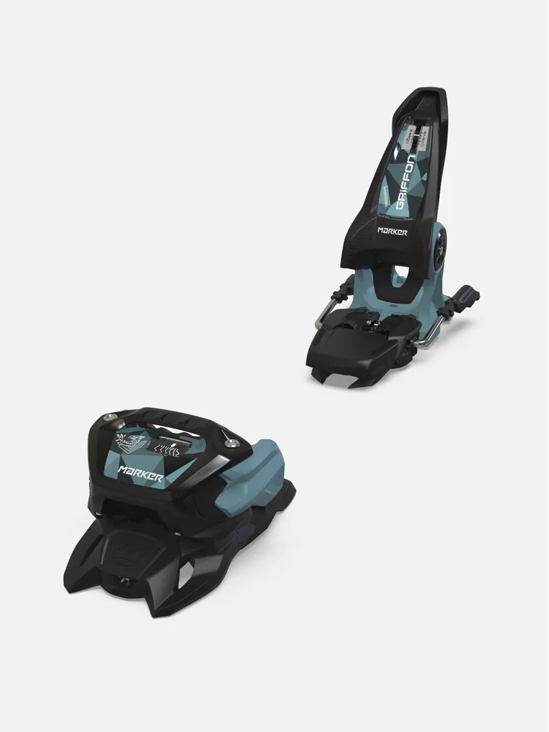 Marker Griffon 13 Ski Binding in Black and Powder Blue with 110mm Brake