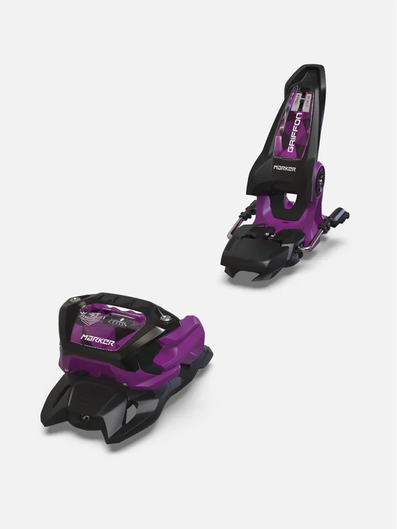 Marker Griffon 13 Ski Binding in Black and Purple with 110mm Brake