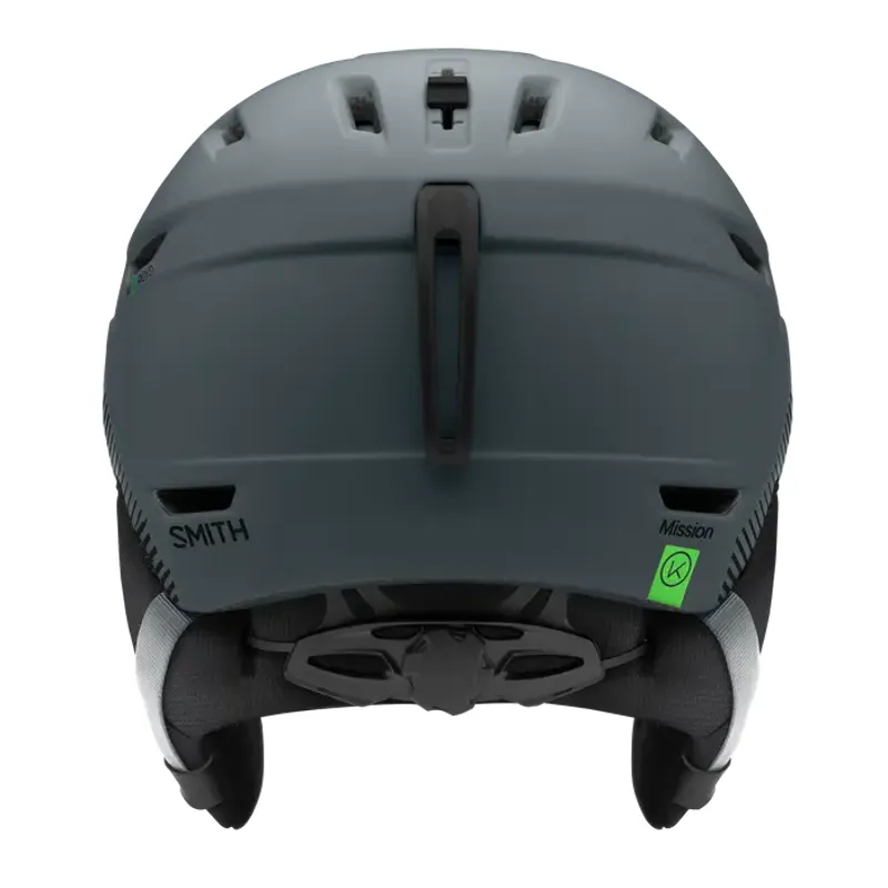 Smith Mission Ski and Snowboard Helmet in Slate Stripes-2