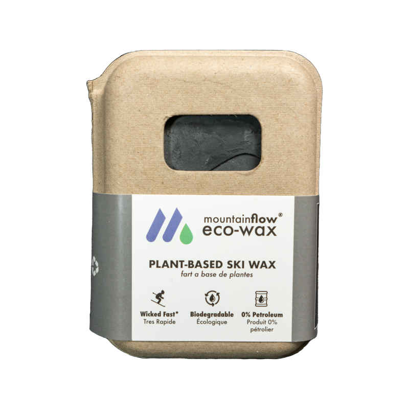 mountainFLOW Moly Speciality Race Ski and Snowboard Wax 130g Black