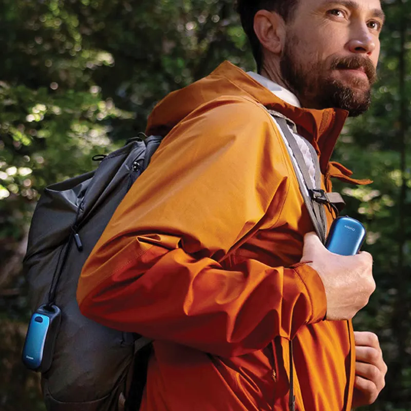 UT4 Urban 2-in-1 Magnetic Rechargeable Hand Warmers - Blue on Black-1