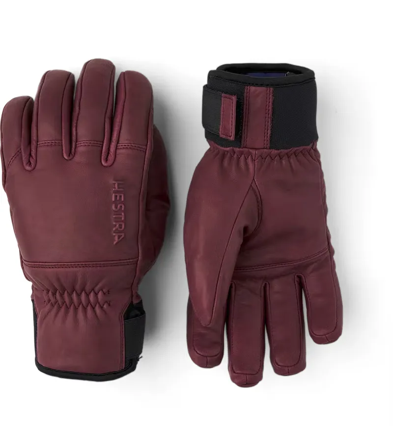 Hestra Gloves Omni - 5 Finger In Bordeaux