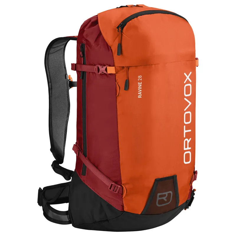 Ortovox Ravine 28 Back Pack Ski And Snowboard Bag Touring Oange