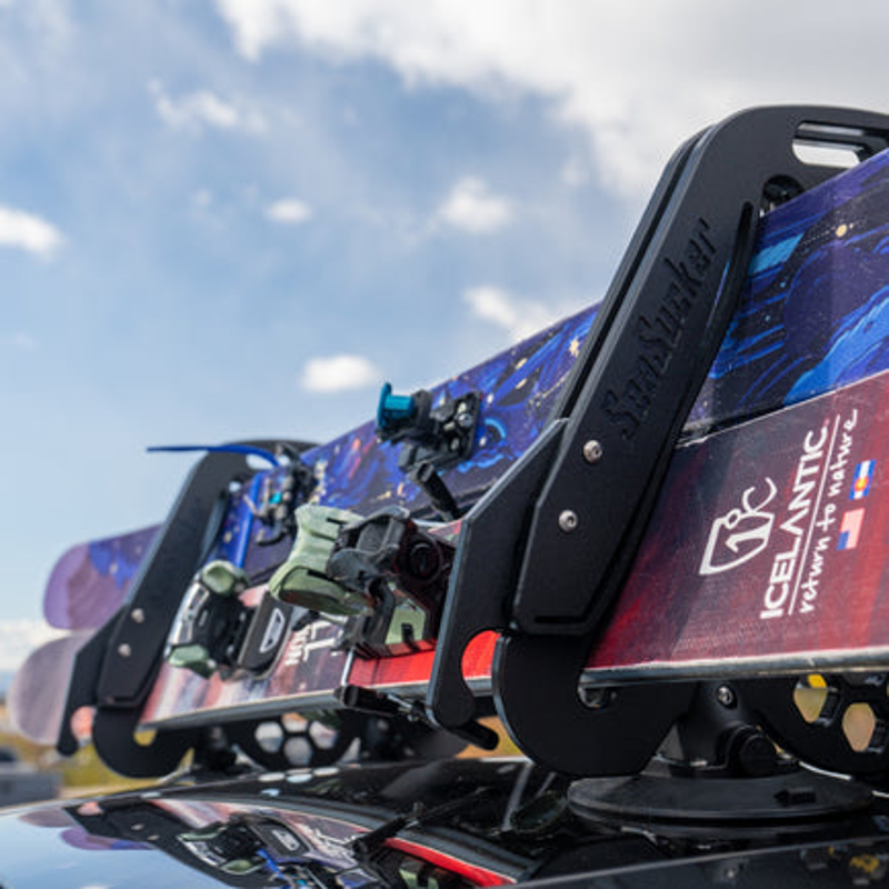 SeaSucker Pallavicini Ski Rack For 2 Pairs Of Skis or 4 Snowboards-8