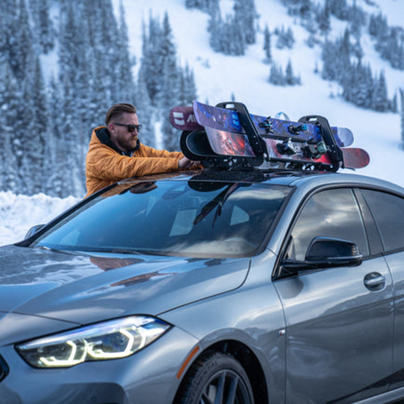 SeaSucker Pallavicini Ski Rack For 2 Pairs Of Skis or 4 Snowboards-7