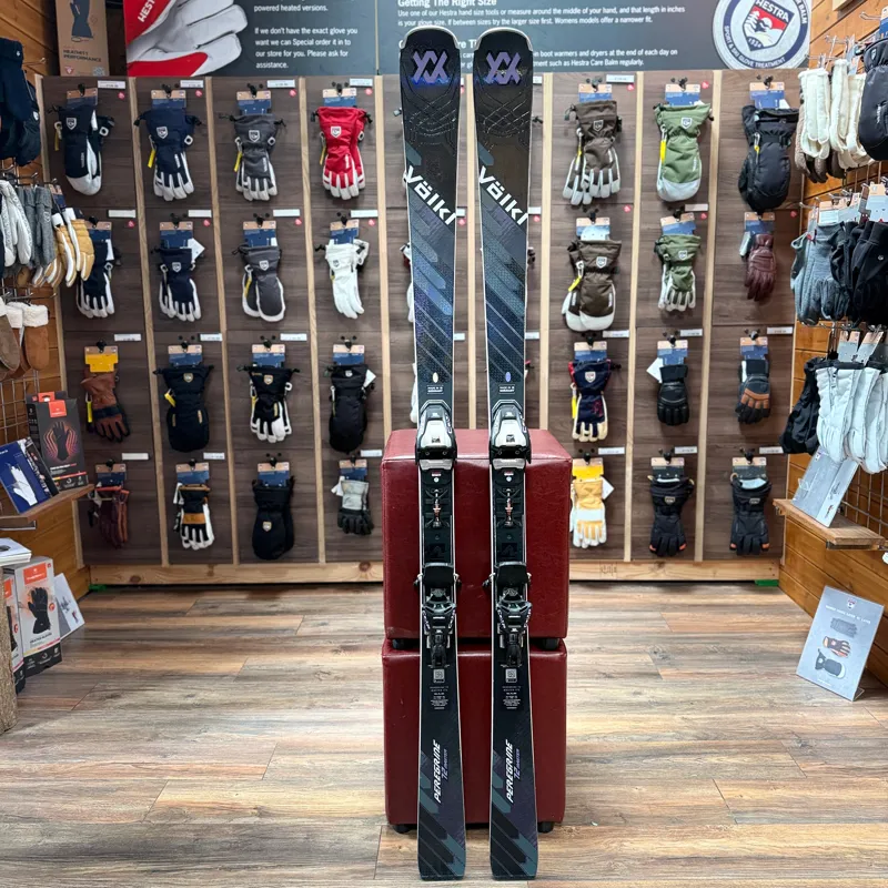 Volkl Peregrine 72 Master Ex-Demo Skis + Marker Comp 16 Binding 173cm-1