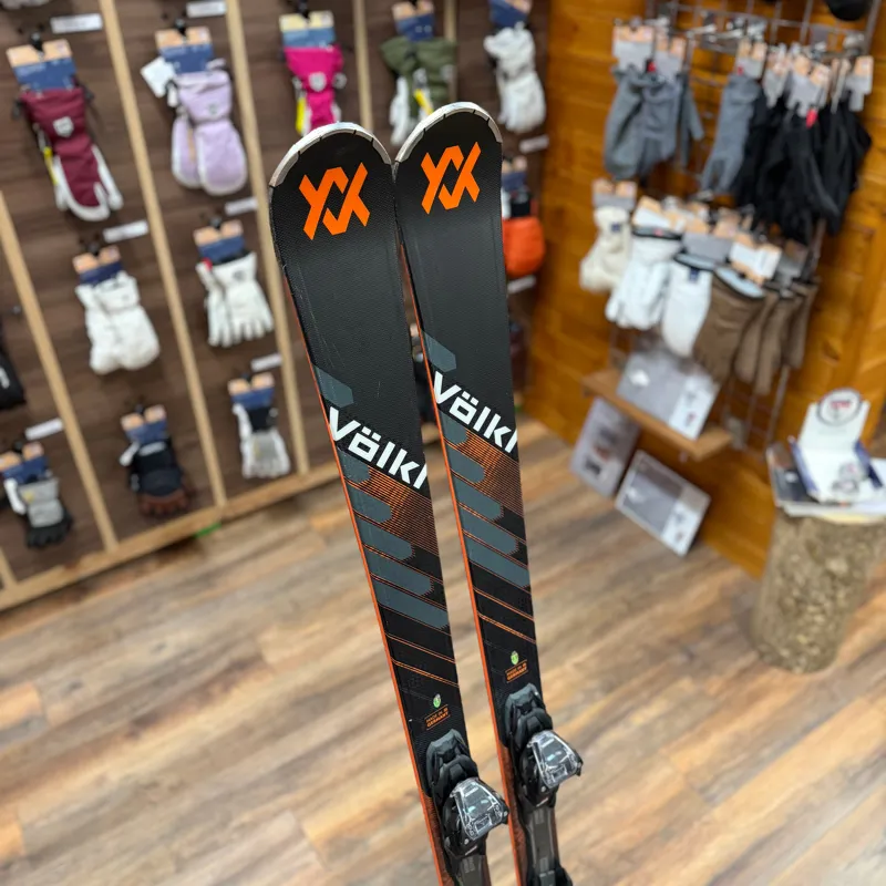 Volkl Peregrine MT Men's Ex Demo Black Skis with Marker Bindings 168cm