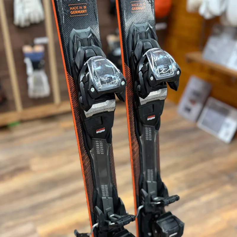 Volkl Peregrine MT Men's Ex Demo Black Skis with Marker Bindings 168cm-2