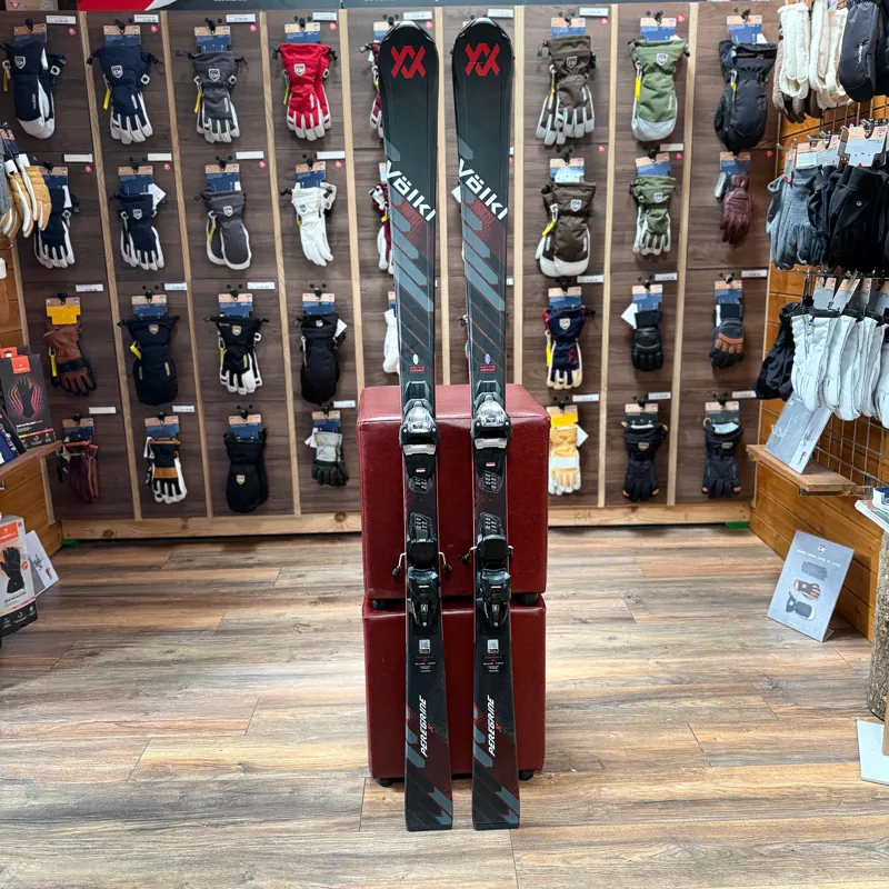 Volkl Peregrine X Ex-Demo Men's Piste Skis with VMOTION Marker Bindings -1