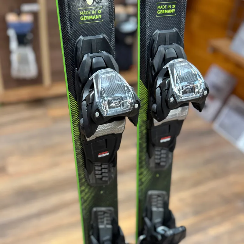 Volkl Peregrine XT Ex Demo Skis with Marker V-Motion Bindings 168cm-2