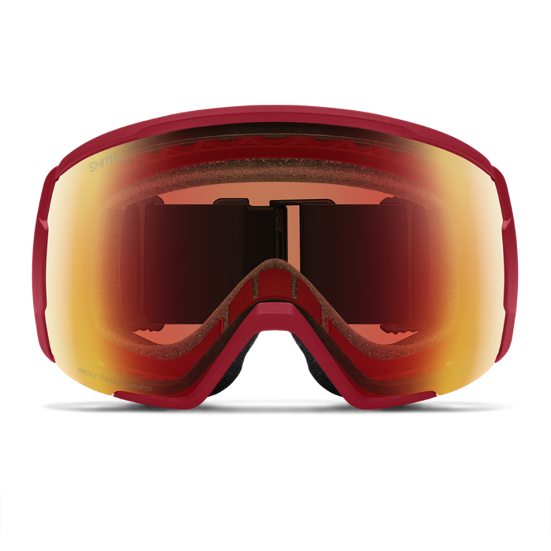 Smith Proxy Ski and Snowboard Goggles in Crimson with Photochromic Lens-2