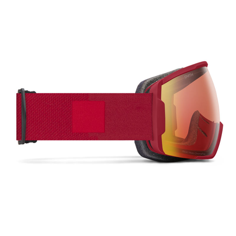Smith Proxy Ski and Snowboard Goggles in Crimson with Photochromic Lens-3