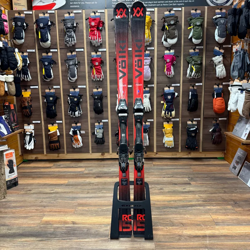 Volkl Racetiger RC 172CM Men's Piste Skis with Demo Bindings-1