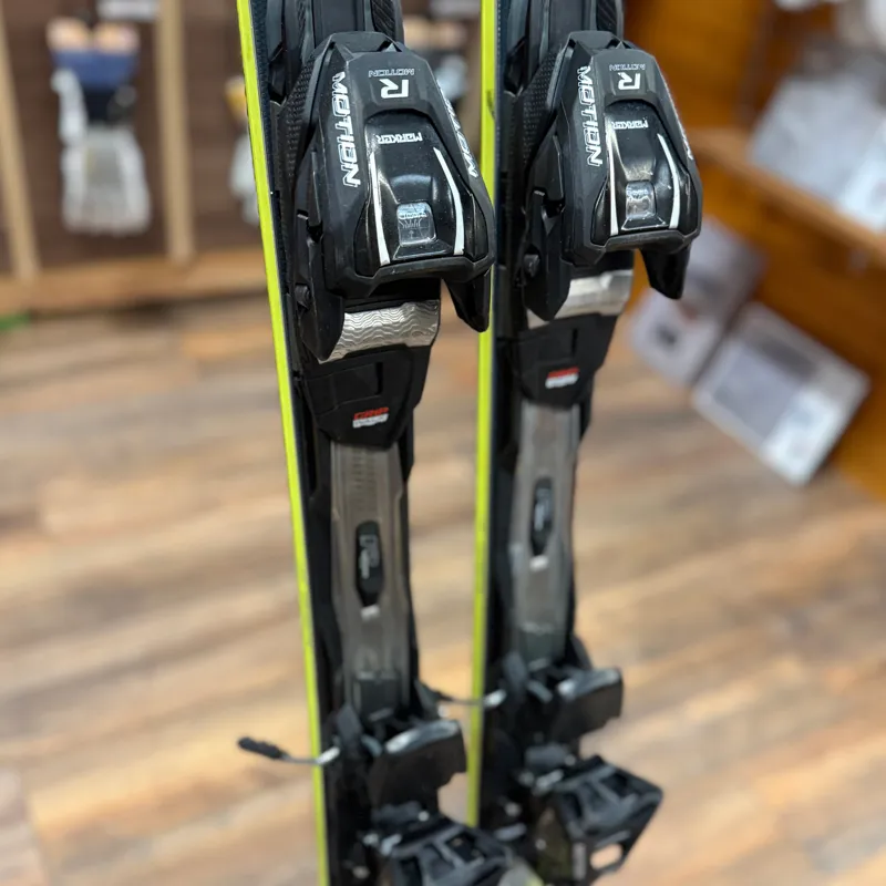 Volkl Racetiger SL 165CM Ex-Demo Skis with Marker Bindings Yellow-2