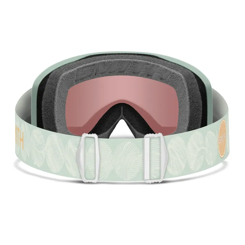 Smith Rally Ski Goggles in Soft Grass Waves with Ignitor Mirror Antifog Lens-2