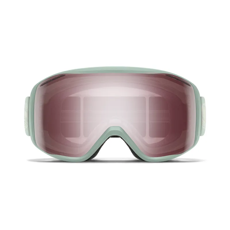 Smith Rally Ski Goggles in Soft Grass Waves with Ignitor Mirror Antifog Lens-1
