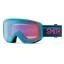 Smith Rally Ski Goggles in Tropic Blue with Blue Sensor Mirror Antifog Lens 
