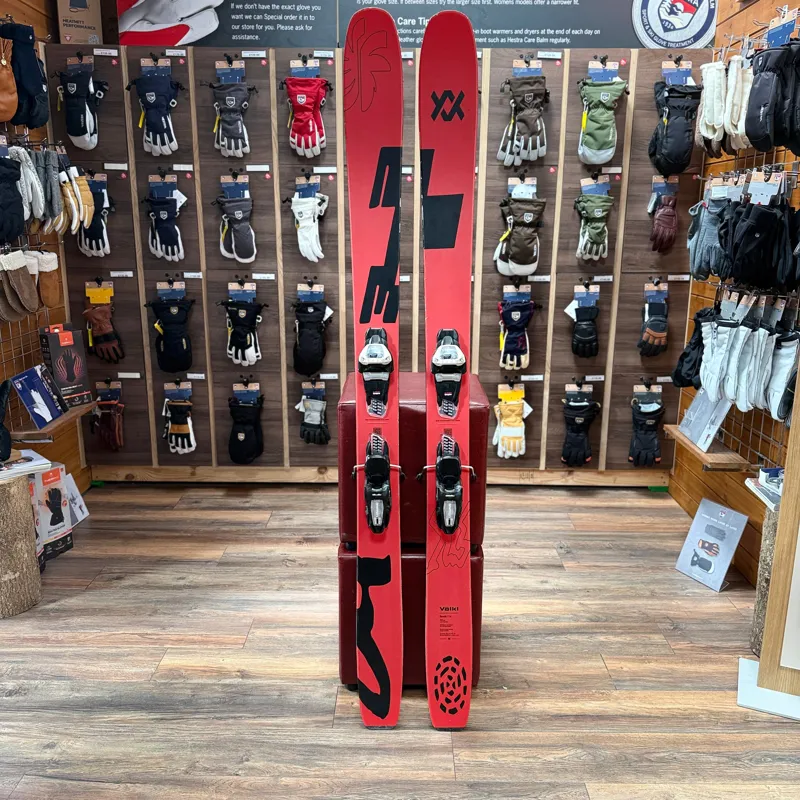 Volkl Revolt 114 Ex-Demo Skis with Marker Demo Bindings-1
