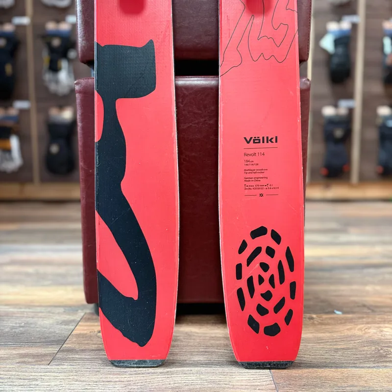 Volkl Revolt 114 Ex-Demo Skis with Marker Demo Bindings-2